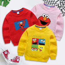 ins childrens clothing long sleeve spring and autumn childrens clothes tide childrens boys and womens coat baby thin long sleeve base shirt foreign atmosphere