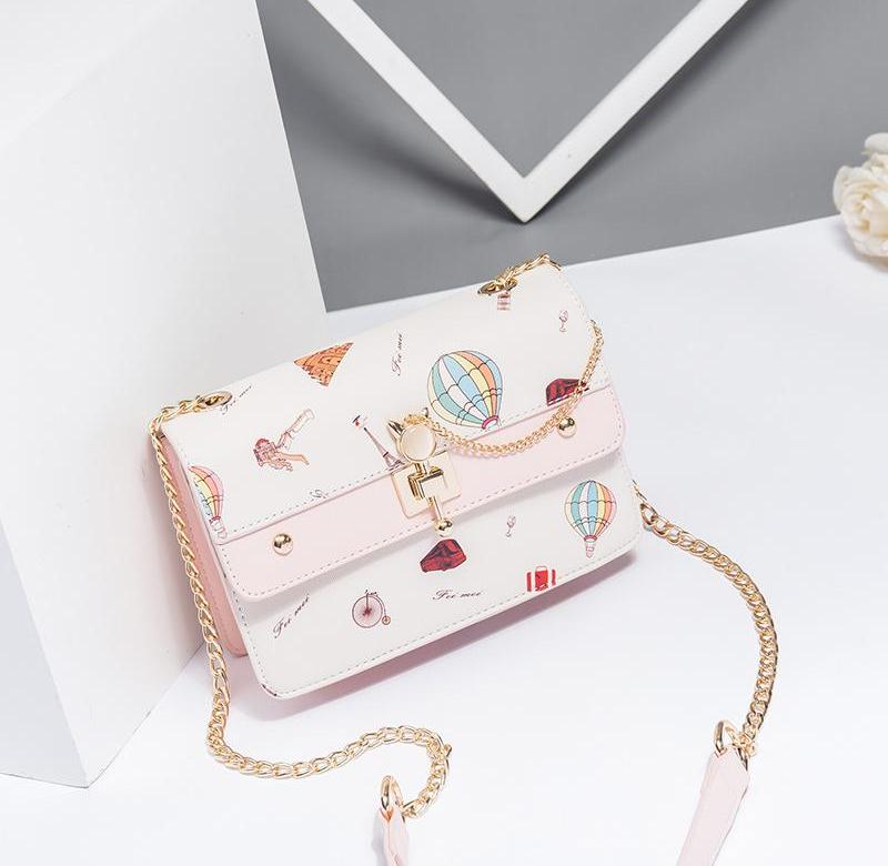Summer ins shoulder small bag girl 2019 on the New Tide Korean version of wild student chain shoulder bag