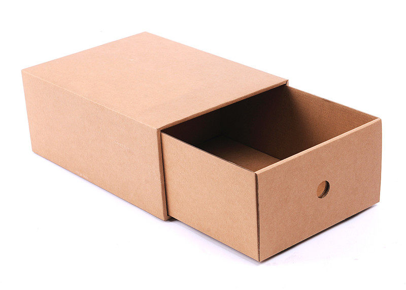 厂家定做抽屉式礼品盒鞋盒男女特硬牛皮纸包装鞋子收纳盒整理盒