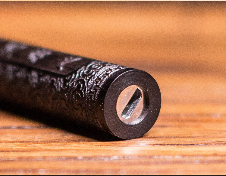 父亲节创意礼物打火机防风吹气感应火折子老式黑檀木送爸爸老公