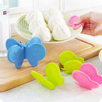 Creative butterfly kitchen heat insulation anti-scalding Bowl clip microwave oven high temperature resistant tray clip non-slip hand guard
