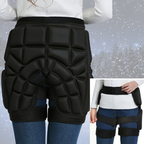 Thickened outer wear ski hip protector Adult childrens fall-proof pants Veneer double board protector Knee protector Ski protector