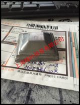 Iron art accessories stamping column head decorative lid flower pipe cap iron square pipe blocking head door decorated with iron square star