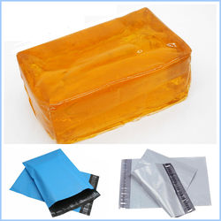 New material waterproof bag PE express bag special destructive hot melt adhesive block hot melt adhesive manufacturer supplies 1KG