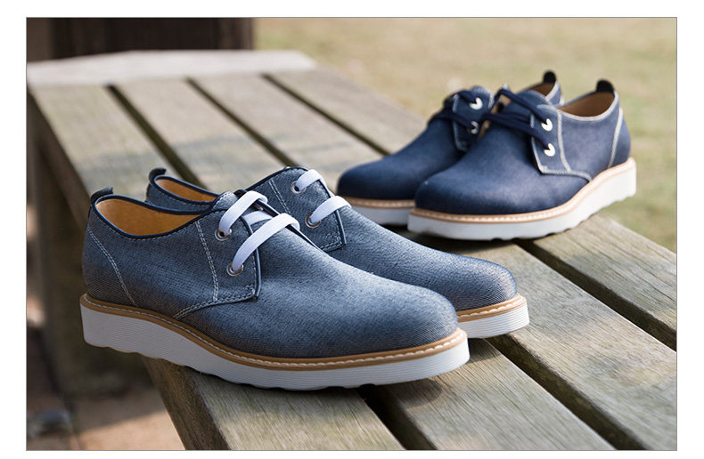 热风2015休闲男鞋春夏新款男士平底鞋平跟系带布面板鞋男61w5122