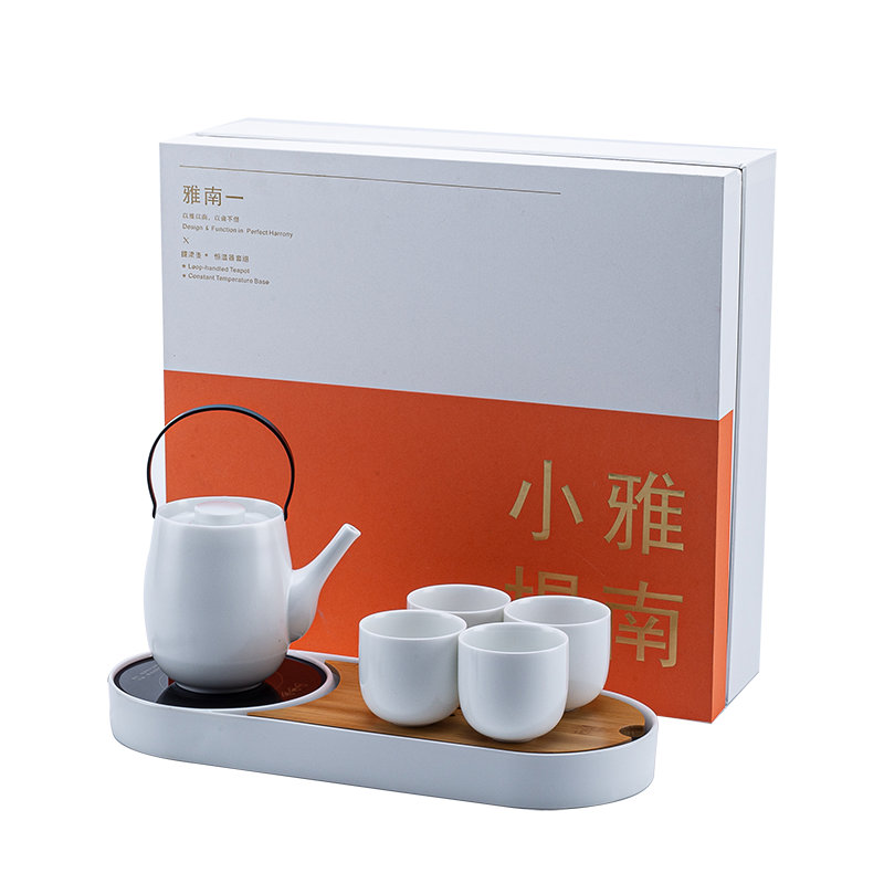 Japanese girder pot of warm tea set of kung fu tea set, small group office carry water with glass ceramic cups