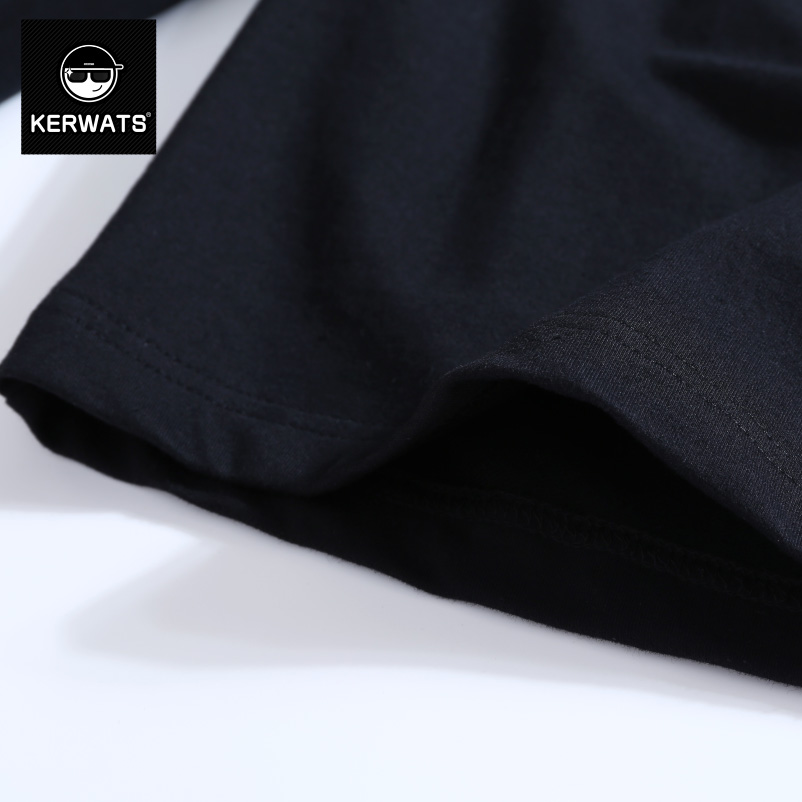 KERWATS shorts men's tide fat loose large size letters casual sports pants fat students summer five pants