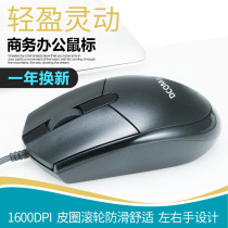 Genuine M100 Laptop Desktop Computer Mute Mouse Game Office Home Wired USB Photo