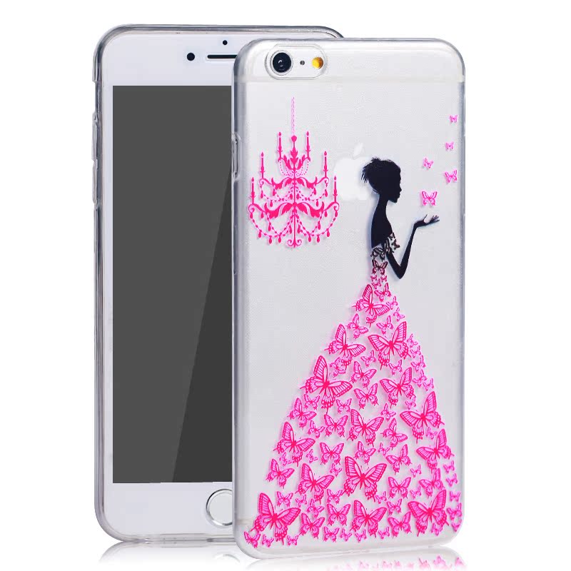 Housse Etui Coque iPhone 6s Silicone Transparente Moins Cher Vogue