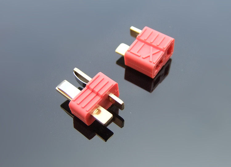 防滑t型插头 耐高温 公母t插 四轴航模遥控飞机 电池 电调 用插头
