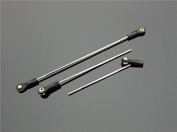 m2 m2.5 m3球头推拉杆 球头拉杆 丝杆 双头螺丝 固定翼飞机连杆