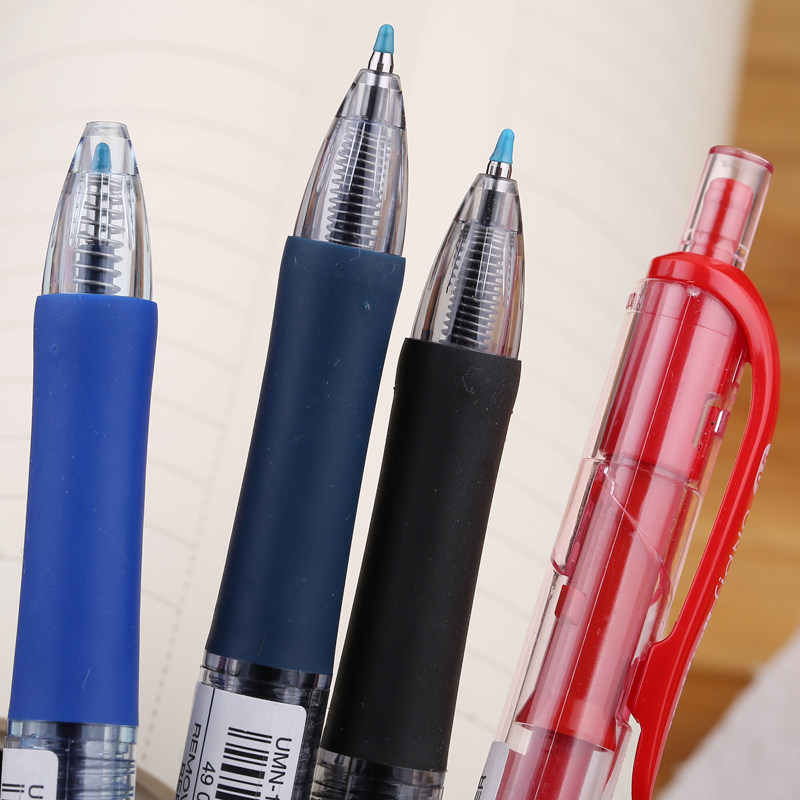 日本uni三菱umn-152 经典按动款水笔中性笔 双珠结构设计0.5mm