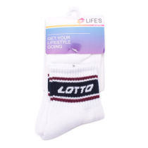  LOTTO Le Tu unisex classic retro striped tube socks popular fashion cotton socks