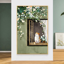 Cartoon anime Diamond painting 2021 New Full diamond 5d living room porch vertical paste diamond cross stitch cat masonry show