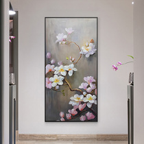Diamond painting full diamond flower 2021 new 5d masonry show cross stitch living room porch vertical version point stick Diamond painting Chinese style