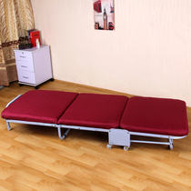 Bai Sis new Rui luxury folding bed lunch break bed wooden bed white-collar office nap bed free installation