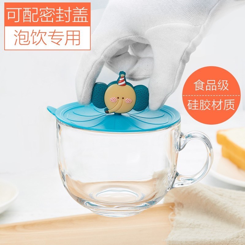 About the summer home of transparent glass more exposure to large milk cup hot breakfast milk tea cup creative glass bowl