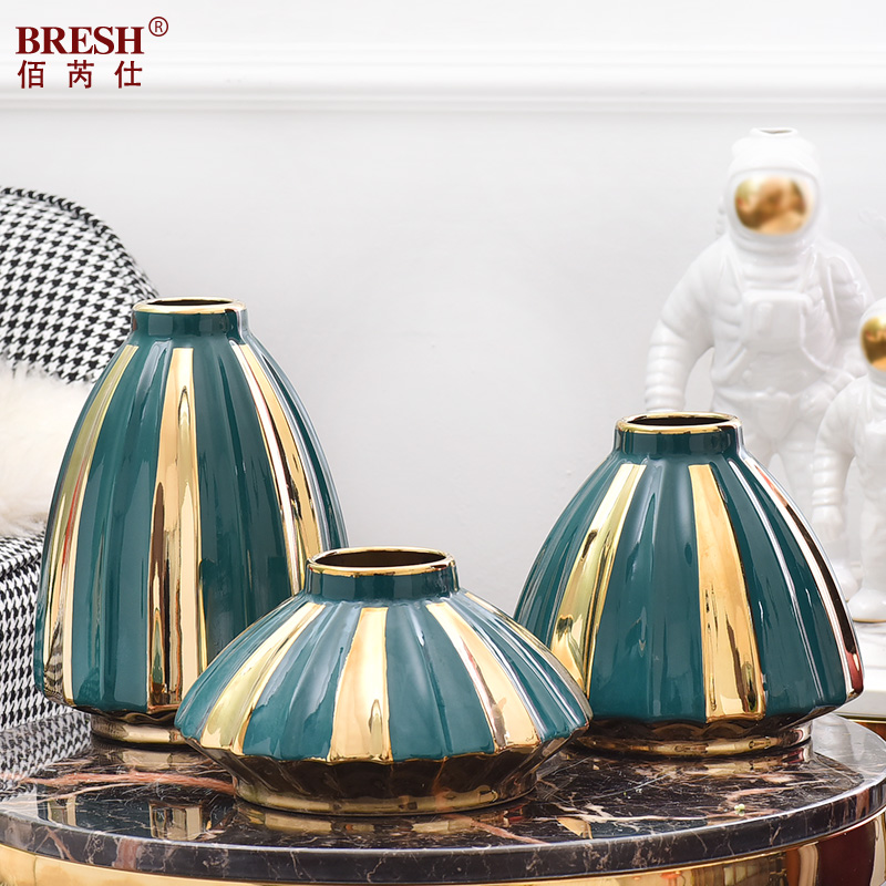 Ceramic vases, sitting room of TV ark, wine porch desktop flower arranging household furnish furnishing articles