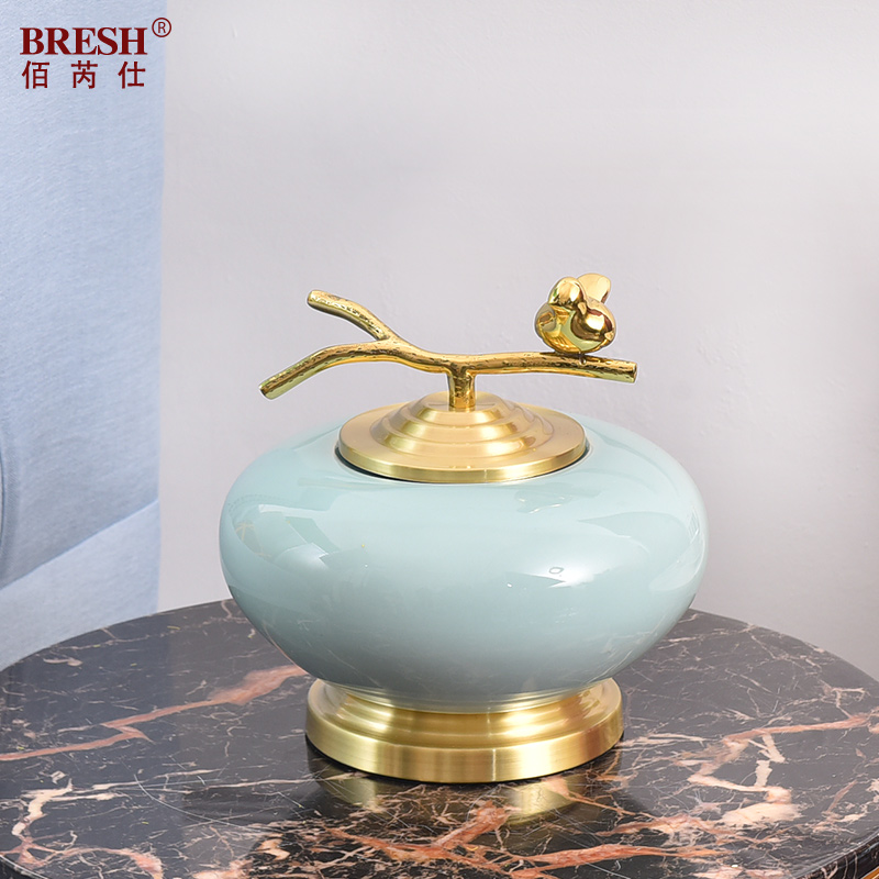 New Chinese style ceramic decoration light key-2 luxury furnishing articles sitting room book the reservation creative household act the role ofing is tasted the vase