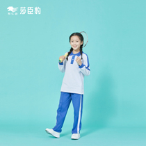 Shenzhen school uniform Sha Chen Bao Primary School girls autumn sportswear