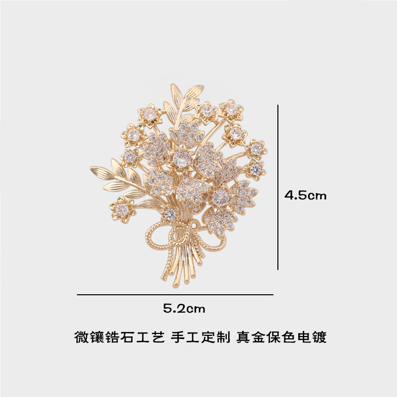 许愿树唯美胸针气质奢华西装外套搭配饰品小众精致别针高级感礼物