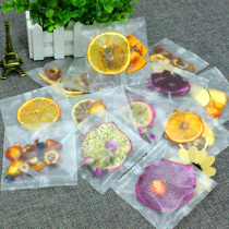 Flower Fruit tea packaging bag dry fruit herbal tea small packaging bag transparent frosted plastic bag try bag 200