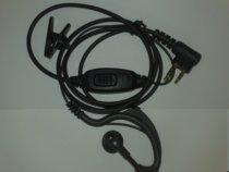 Walkie-talkie headset Ear-mounted headset Thick wire pull-resistant in-ear universal gold-plated M-head K-head headset 10 send 1