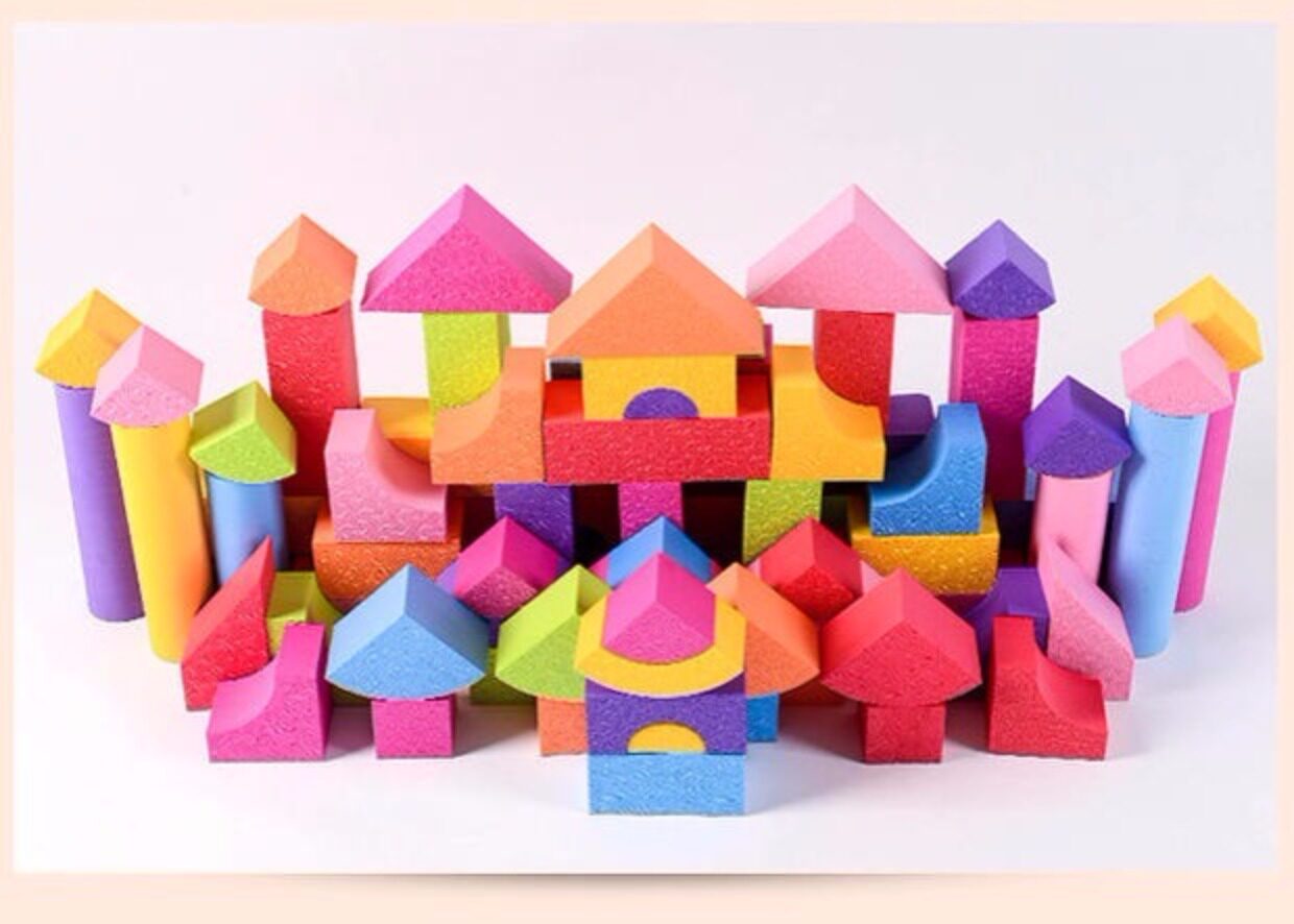 斯尔福eva软体泡沫积木大号宝宝早教益智10岁拼插儿童大块玩具799