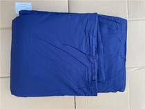 Chase you running lost shoes Flame blue cotton quilts by blue cotton.