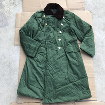 Chase after you run lost shoes old cotton cotton big clothes warm coat long style