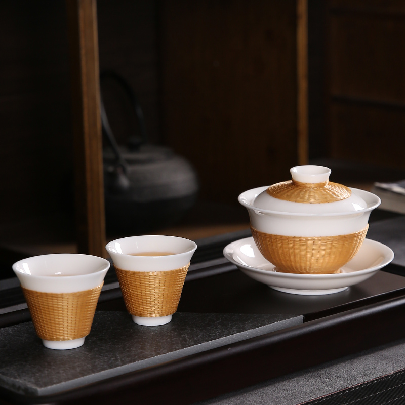 Recreational products bamboo states porcelain tea set porcelain body bamboo has tureen fair keller kung fu tea tea tea cups