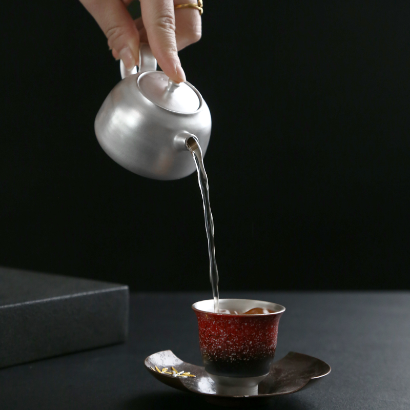 Recreational product manual silver teapot coppering. As 999 large pot teapot kung fu ceramics single pot home silver pot
