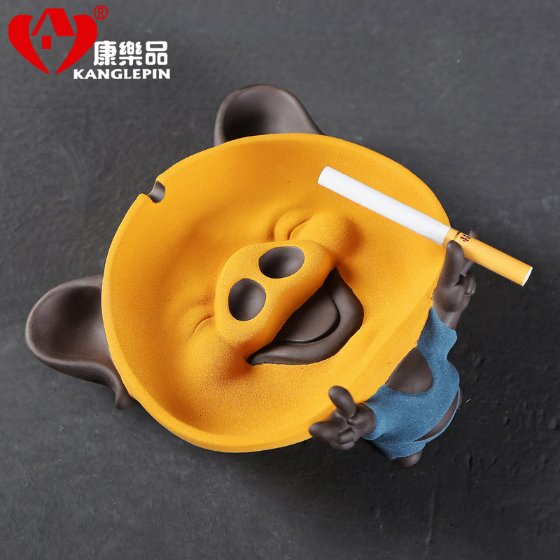 Recreation ashtray home hotel office furnishing articles tea play with pet tea accessories thousand "ceramic interest