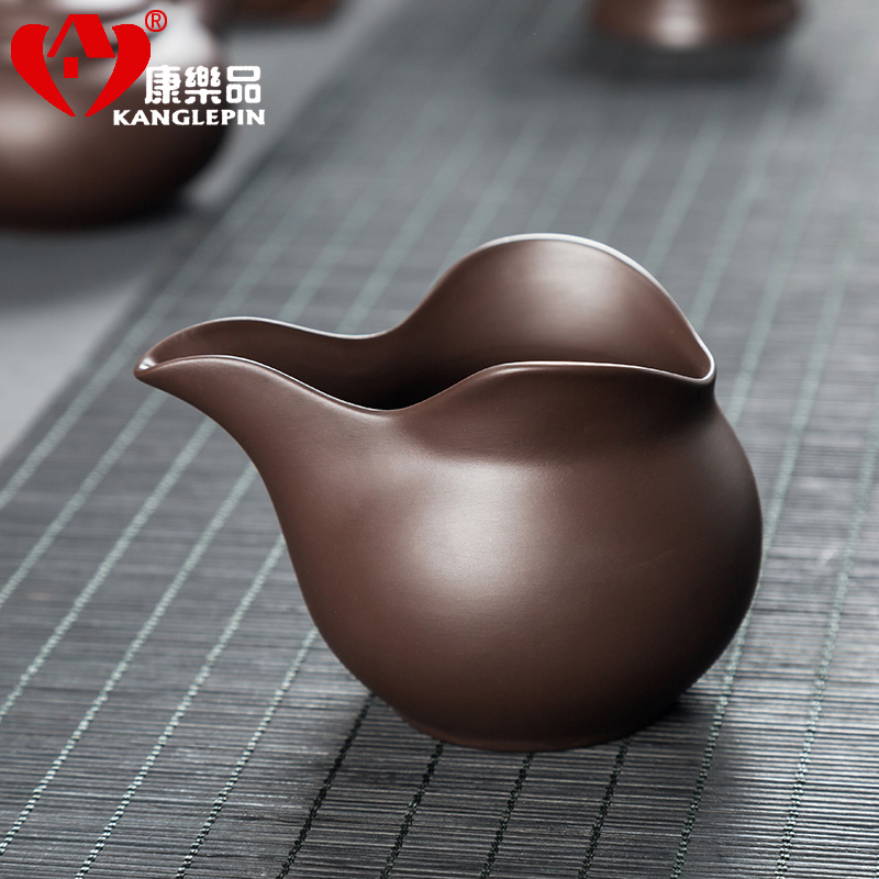 Recreational product yixing zisha handicrafts kung fu tea set fine ore purple purple clay fair keller of tea tea sea points