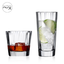 NUDE imported crystal glass water Cup heat-resistant household thickened green tea cup juice cup juice cup Milk Cup