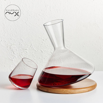 NUDE imported creative tumbler red wine decanter pot crystal glass personality household wine dispenser