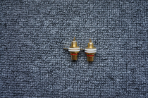 Pure copper plated Golden Lotus Album Lotus Plug AV Audio Audio Place Rca Lotus Fly Plug Plug Album Convergence