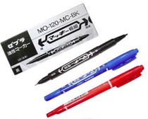 Small double-headed marker pen Oily pen Hook pen Disc pen box head pen A6