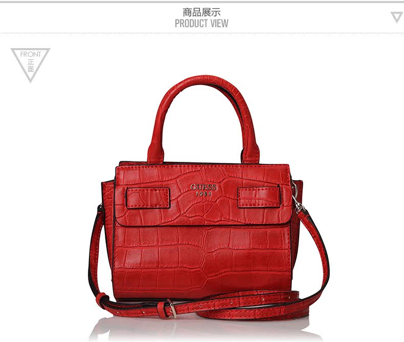 celine box裸粉 GUESS 女式時尚裸色貝殼粉拼接手提單肩包-CG622077 celine包包box