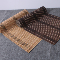 Bamboo mat Tea mat Kung Fu tea mat Coaster Heat insulation mat Placemat Bamboo curtain Tea curtain Tea Ceremony Tea Ceremony Six gentlemen table mat Table flag