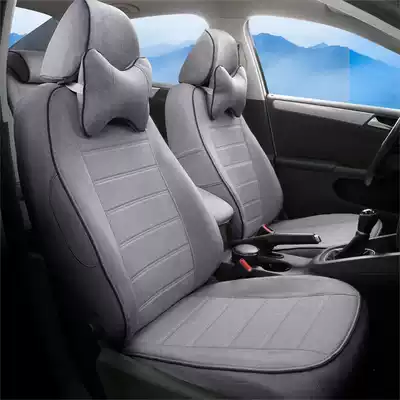 Car seat cover fully enclosed linen art seat cover Special custom seat cushion four seasons universal all-inclusive seat cushion