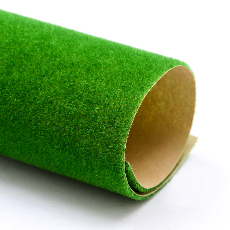植绒模型草坪沙盘建筑模型 diy手工 室外景观尼龙绿色草皮草坪纸