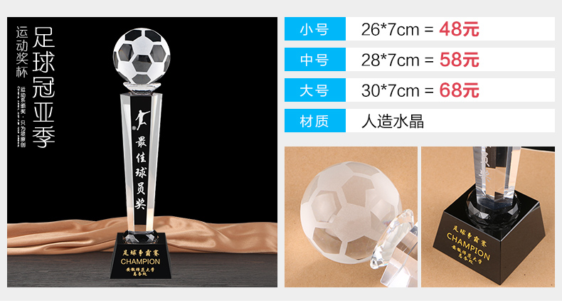 篮球足球高尔夫球羽毛球nbamvp台球奖杯比赛