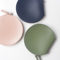 ins day department small crowd high face value pen bag large capacity custom personality original round pen bag makeup bag zero wallet