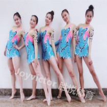 Jazz La La fuck costume female suit cheerleader stage performance suit Student fitness aerobics suit competition 0814