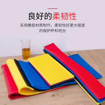 Bar water insulation mat silicone bar mat non-slip water bar mat water filter Cup Cup PVC drain mat bar mat