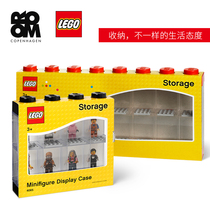 ROOM LEGO Minifigure villain storage display box LEGO pumping music doll head classification Transparent dustproof hanging type