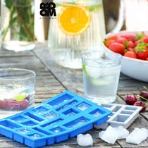 Lego room ice grid mold silicone ice box Creative lego shape ice grid large ice box Food grade