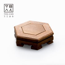 See also the creation of Square chicken wing Wood pot mat tea set accessories tea ceremony zero with pot holder Huali solid wood teapot frame insulation