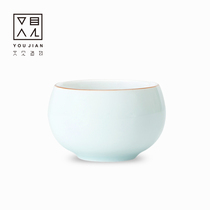 Tea Cup ceramic tea cup Master Cup Single Cup household small tea cup Puer tea Jianzhan cup tea bowl kung fu tea set